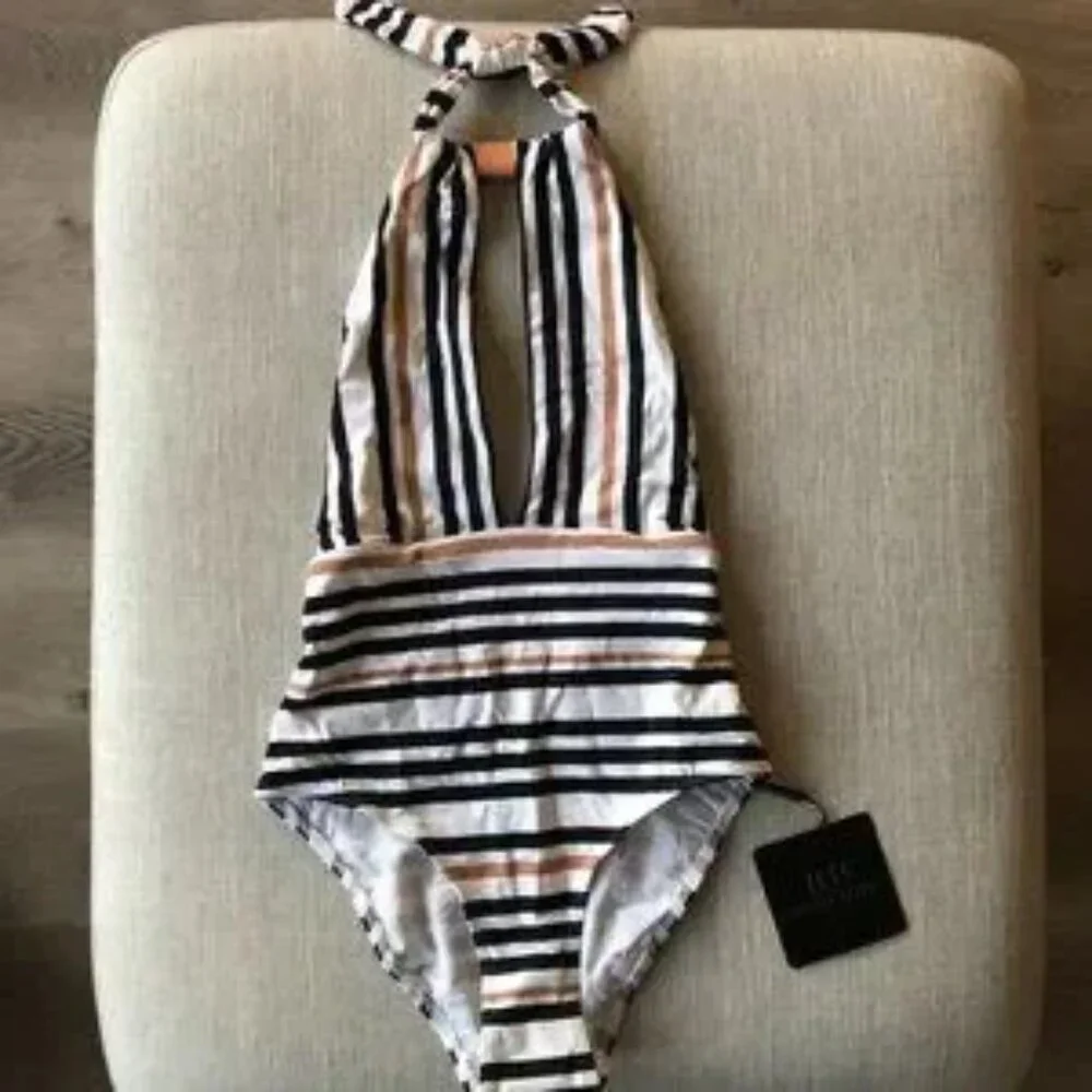 Jets Australia Vista High Neck One Piece (size 4) NWT - Picture 5 of 9